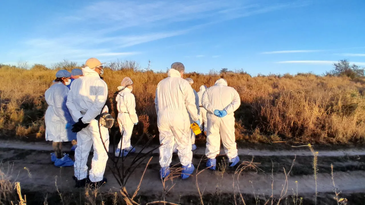 Lugar del hallazgo del cuerpo de Lautaro Ostriz
