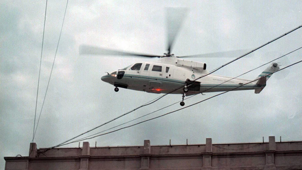 De La Rua helicoptero