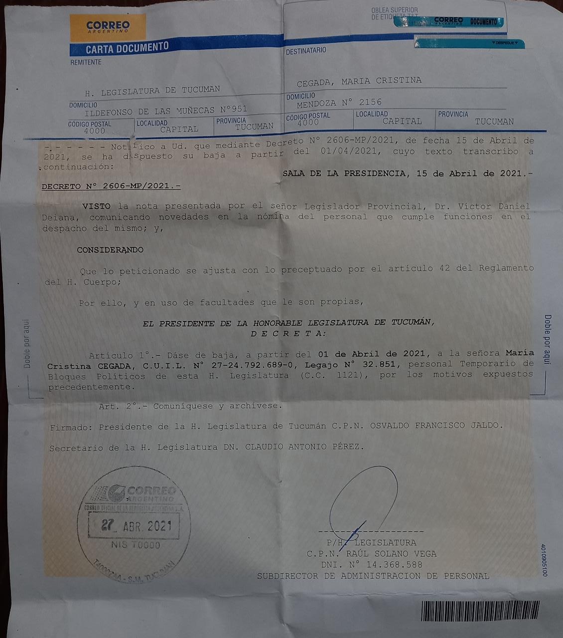 Carta documento