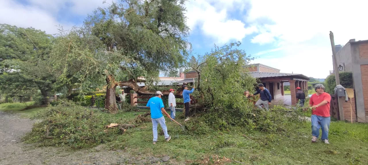 Viento, destrozos en San Pedro de Colalao Viento, destrozos en San Pedro de Colalao