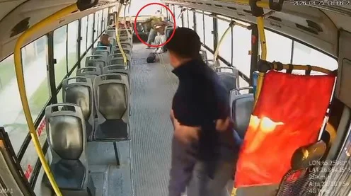 Pelea en colectivo