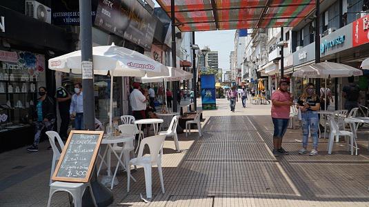 Peatonal San Miguel de Tucumán. Pandemia