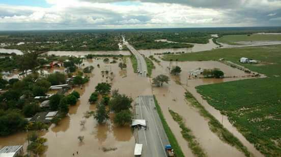 Cientos de familias afectadas por las inundaciones en Lamadrid