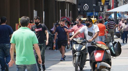 Peatonal, en pandemia. Tucumán 