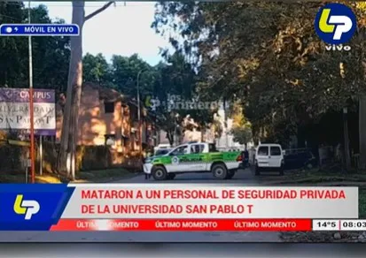 Hallan muerto a un guardia de seguridad en San Pablo T
