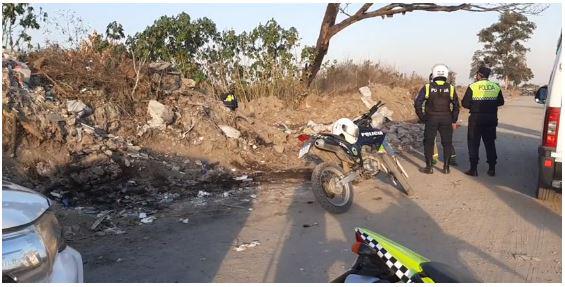 Lugar del hallazgo (captura de video tomada de Los Primeros)