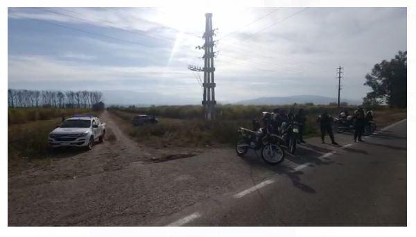 Zona donde la policía busca a Rocío