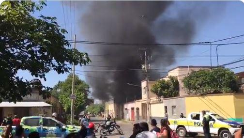 Incendio Maderera, Próspero Mena al 700