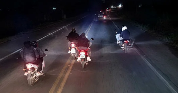 Motos en la ruta