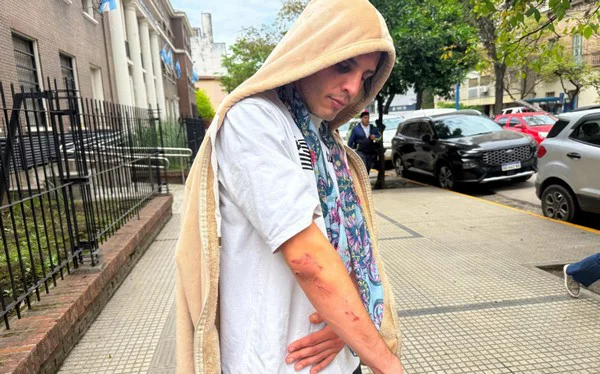 Joven agredido