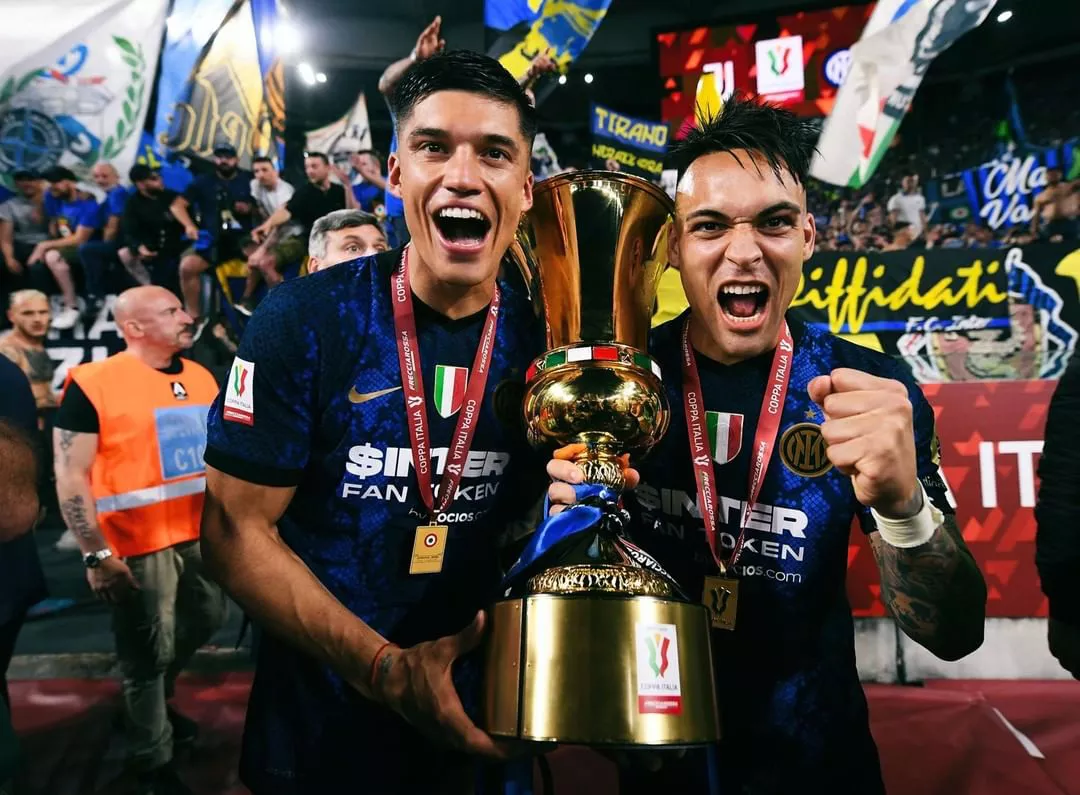 Tucu Correa y Lautaro Martínez