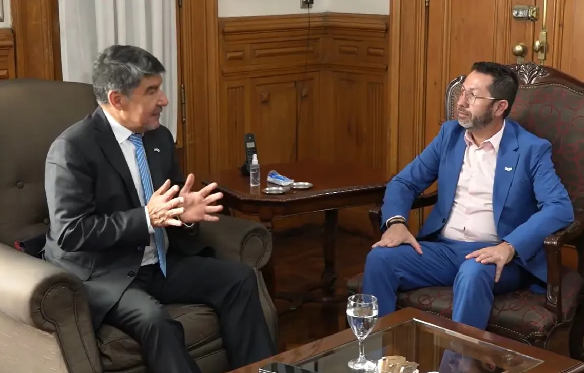 El vicegobernador Acevedo recibió al legislador Hugo Ledesma