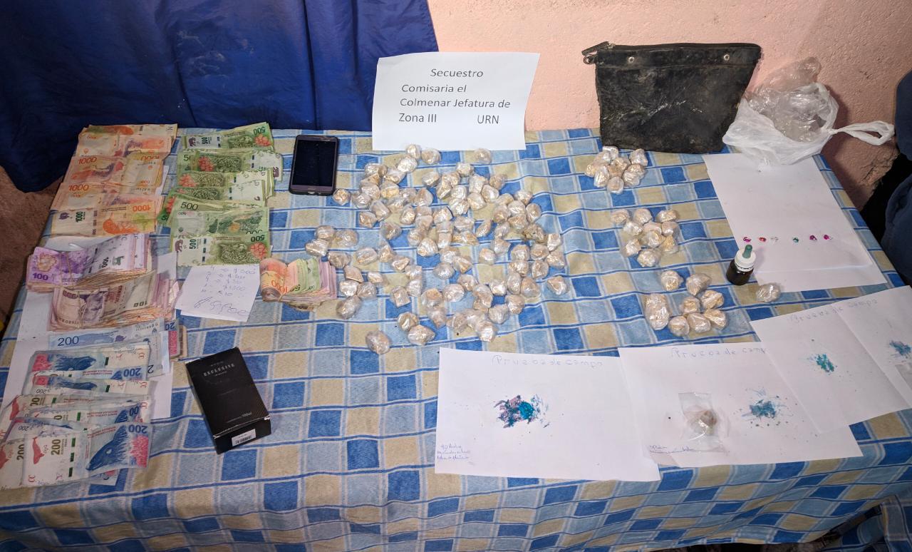 allanamiento drogas foto Secretaría de Comunicación