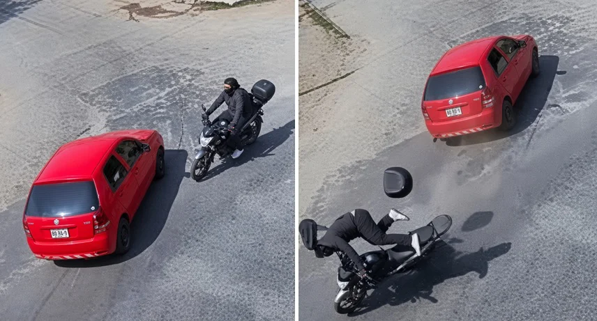 Accidente camara de seguridad