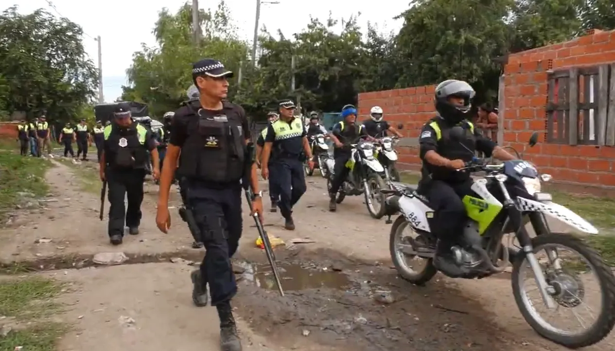 Operativo policial en Tafí Viejo