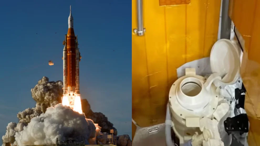 Artemis sufrió el primer desperfeecto con el inodoro de la nave, foto Reuters