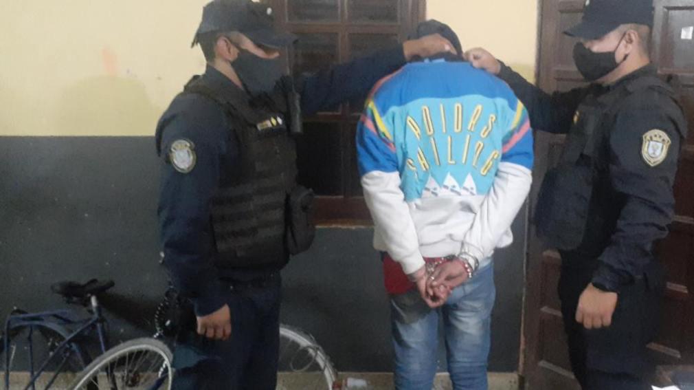 Detenido por robar a su madre