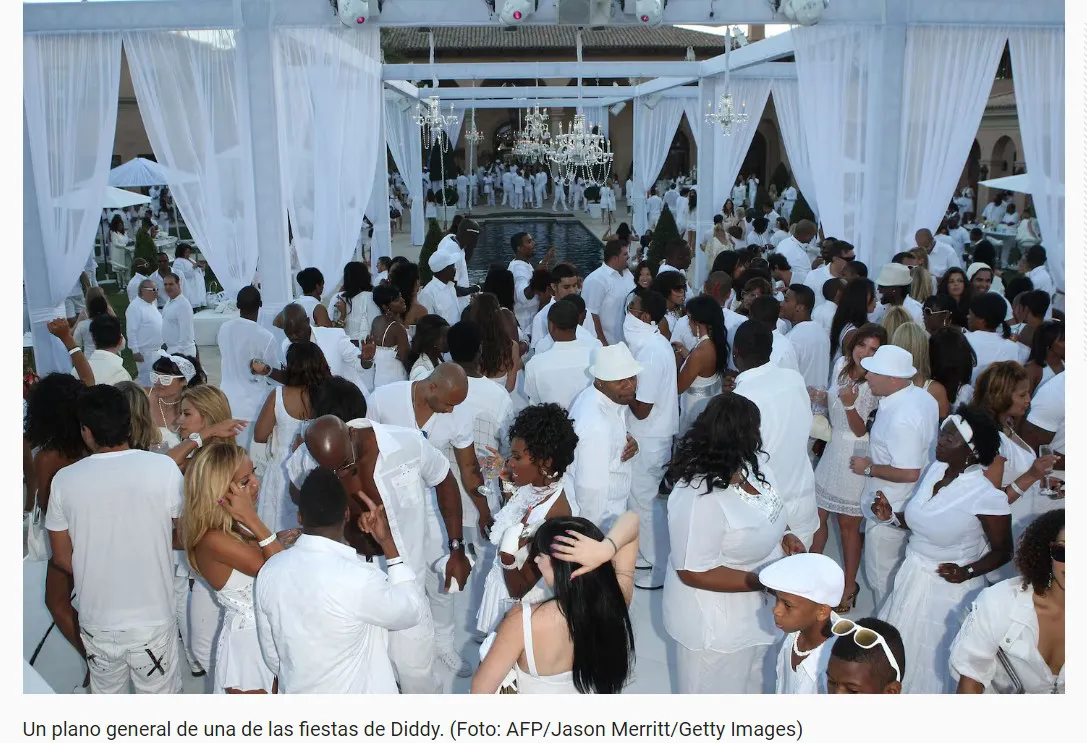 Las polémicas fiestas de Diddy