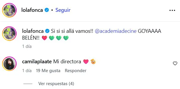 Instagram Dolores Fonzi