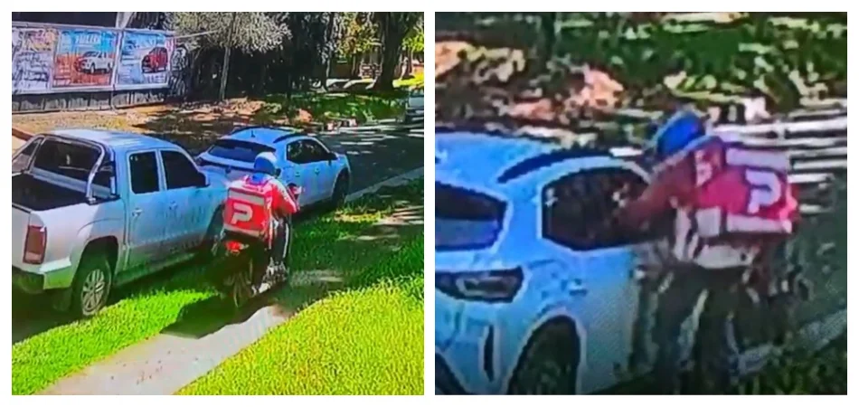 Ladrón disfrazado de empleado de Pedidos Ya