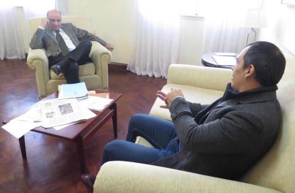 Jiménez se reunió con Zamorate. Foto: Prensa Ministerio Fiscal