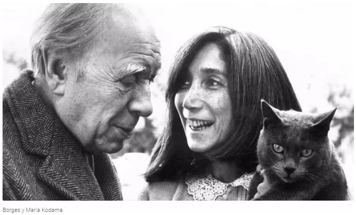 Borges y Maria Kodama.