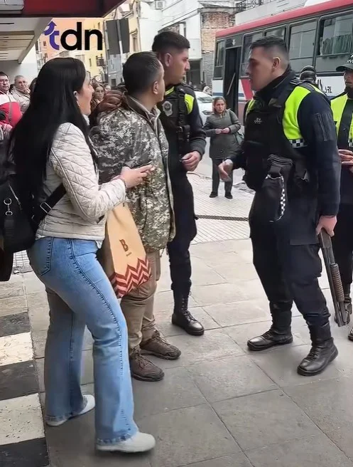 Disparo en el microcentro. Captura de video