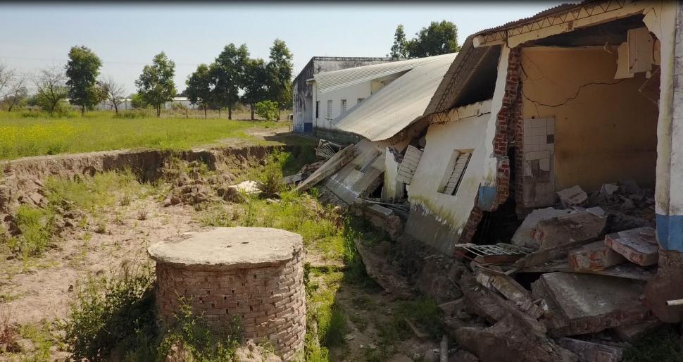 Así se encontraba parte de la escuela N°295 de Alto El Puesto, tras las inundaciones de marzo de 2017. 