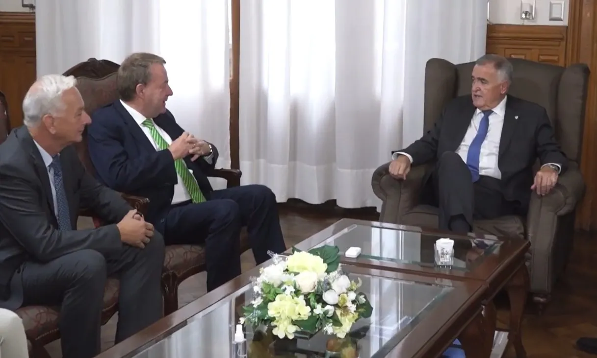 Jaldo recibió al embajador de Alemania