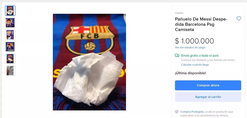 Pañuelo Messi