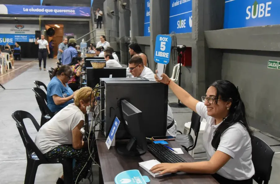 Entrega de la tarjeta SUBE