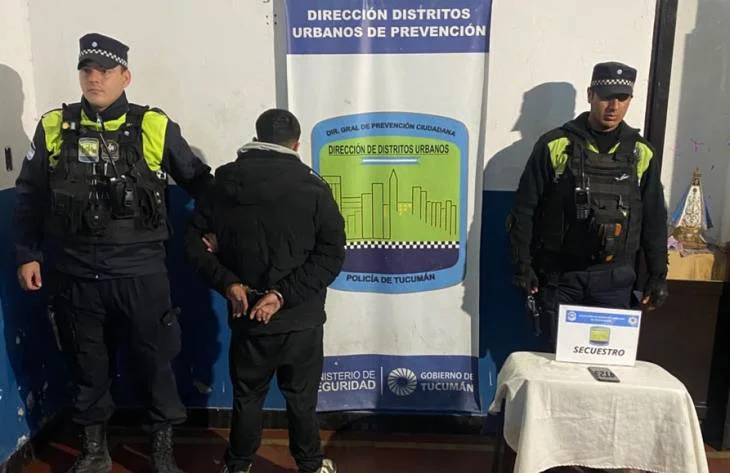 Detenido robo