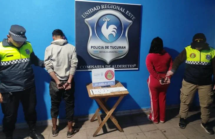 Pareja detenida
