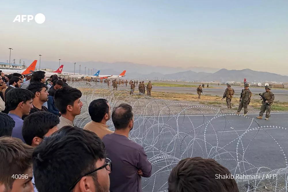 Aeropuerto de Kabul. Foto, AFP