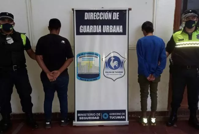 Menores detenidos
