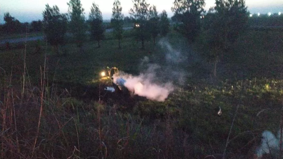 Accidente vial foto Los Primeros