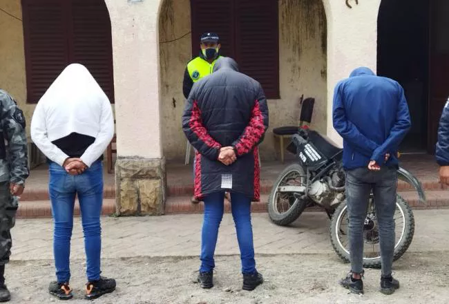 Tres delincuentes detenidos foto comunicaciontucuman.gob.ar