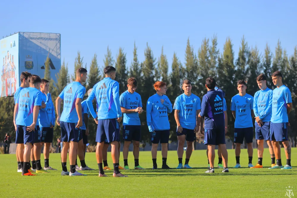 entrenamiento sub20 - AFA