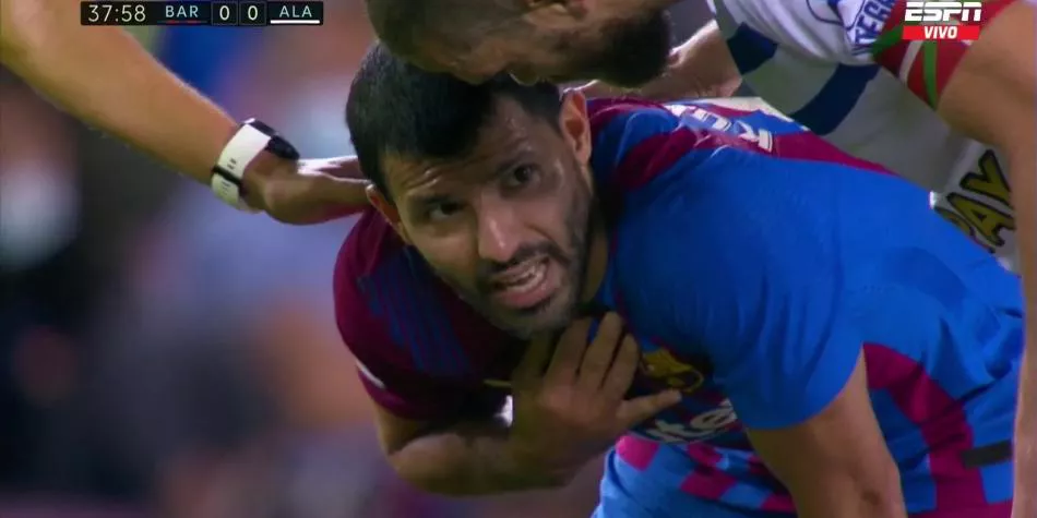 Kun agüero Captura de video ESPN