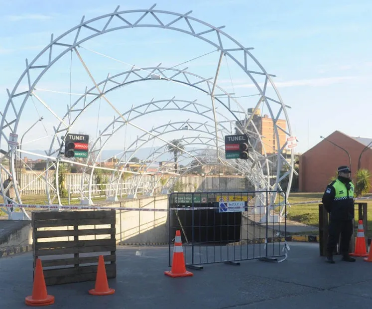 Túnel cerrado. (Tomada de La Gaceta)