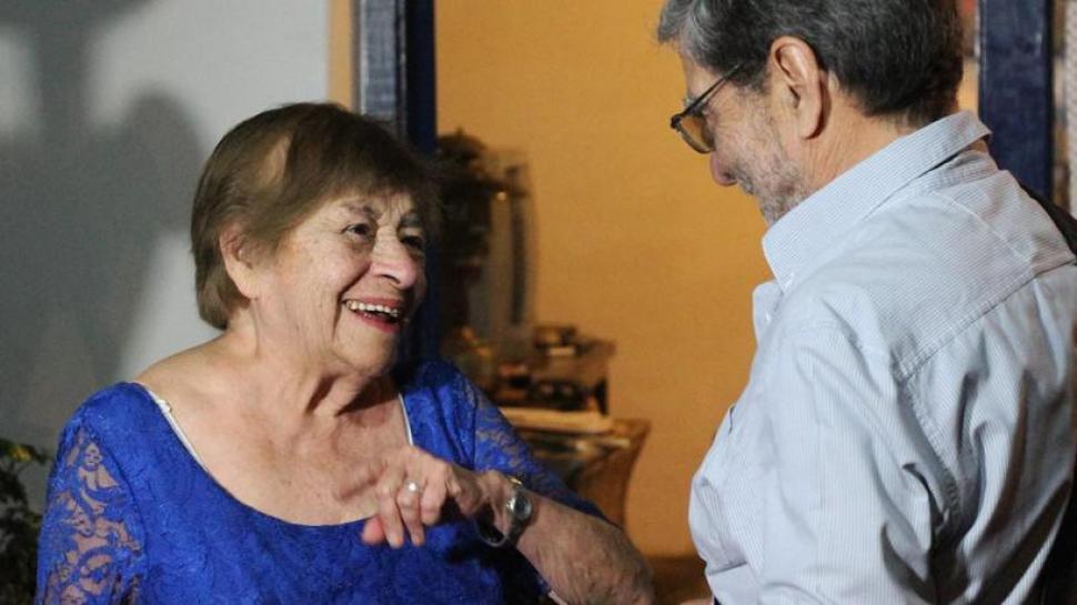 Rosita en la celebración de los 50 años de "Nuestro Teatro" en 2017. Foto de Luciano Billone.