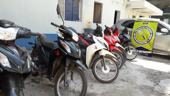 Motos robadas