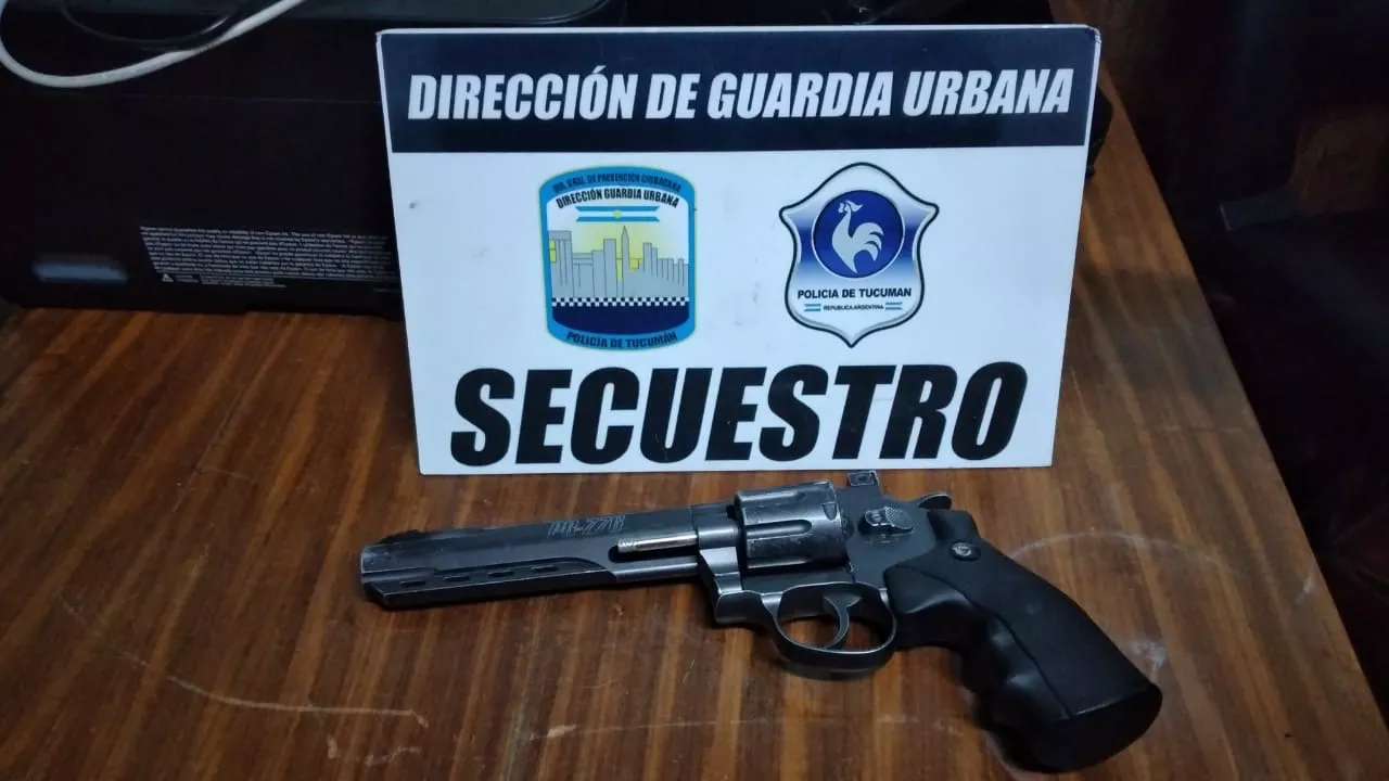Arma secuestrada
