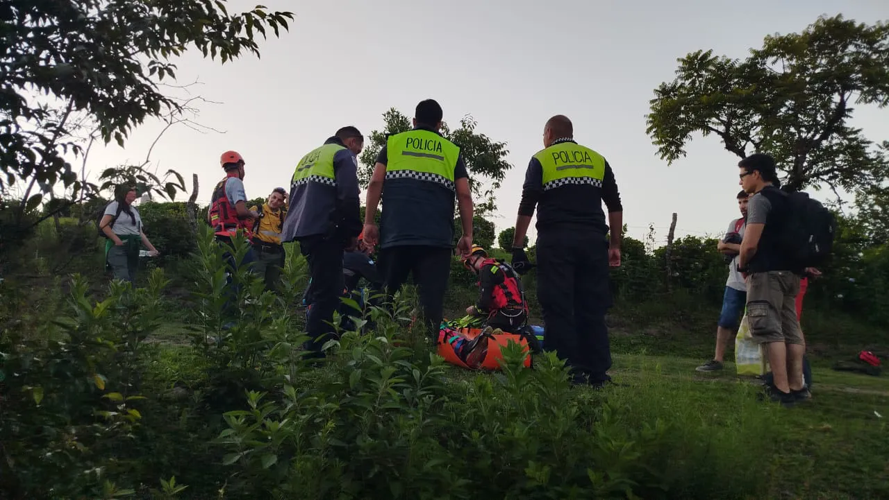 Rescate en el cerro San Javier