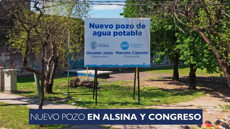 SAT. Nuevo Pozo en Villa Alem