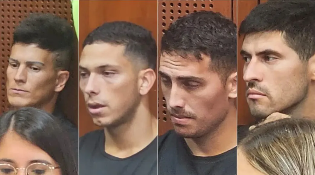 Sebastián Sosa, Abiel Osorio, Braian Cufré y José Florentín Bobadilla. Tomada de TN