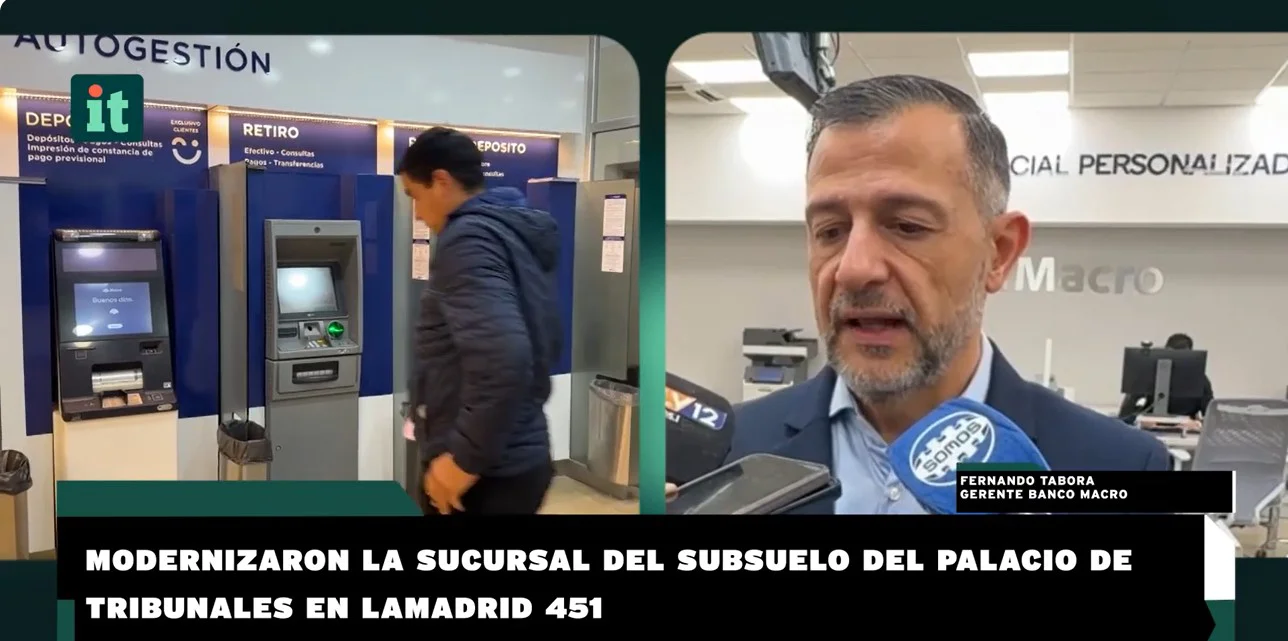 Reinaguración sucursal Banco Macro en Tribunales
