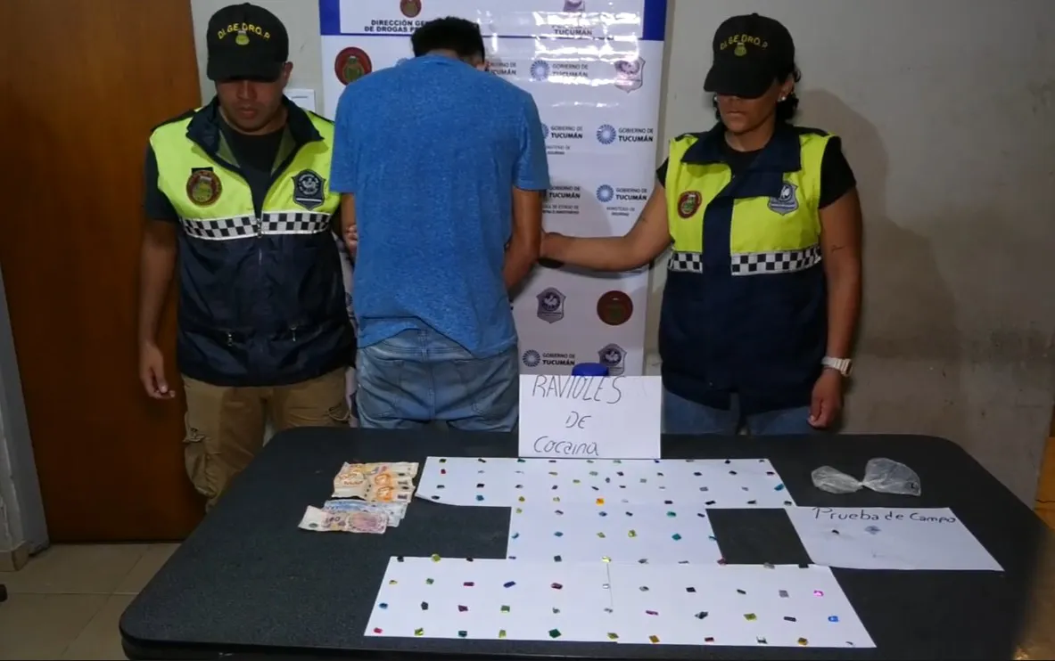 Incautan 100 ravioles de cocaína y detienen a presunto narcotraficante en El Colmenar