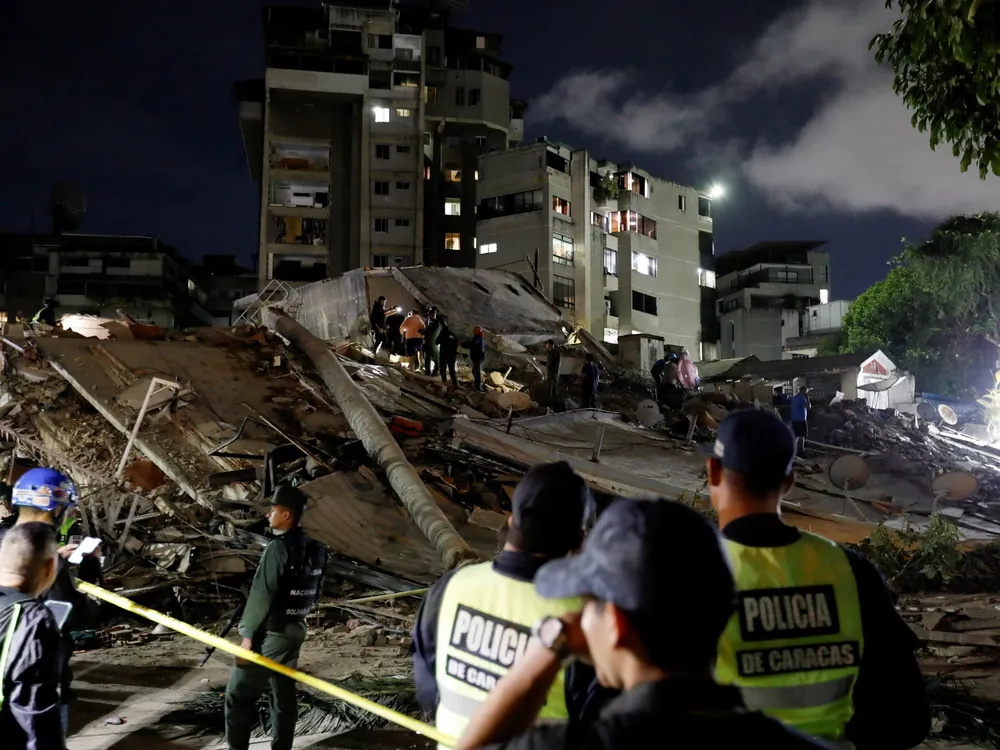 Terremoto en Venezuela (tomada de Clarín)