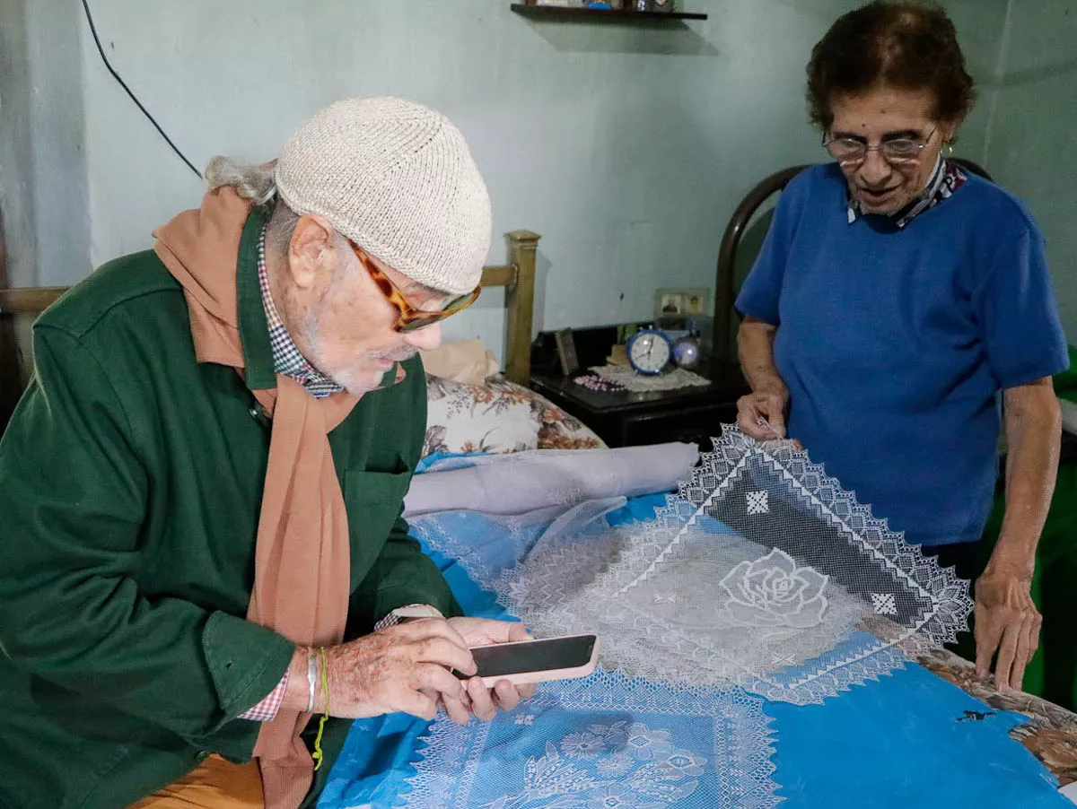 Gino Bogani y una Randera de El Cercado